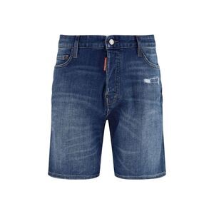 Dsquared² Blue Cotton Bermuda Men's Shorts